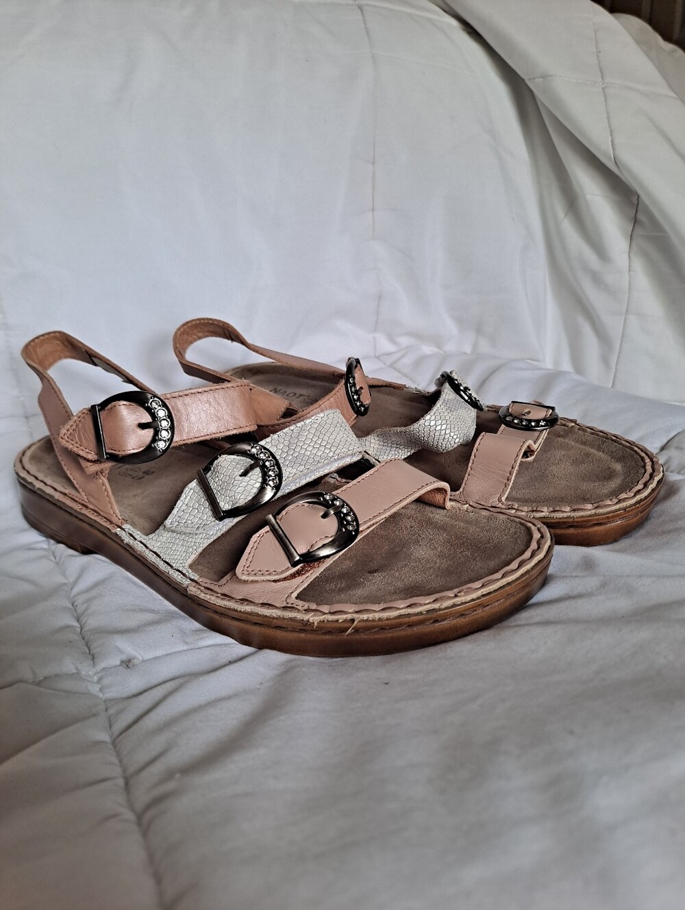 Naot Evora Velcro Sandals Size EU 40